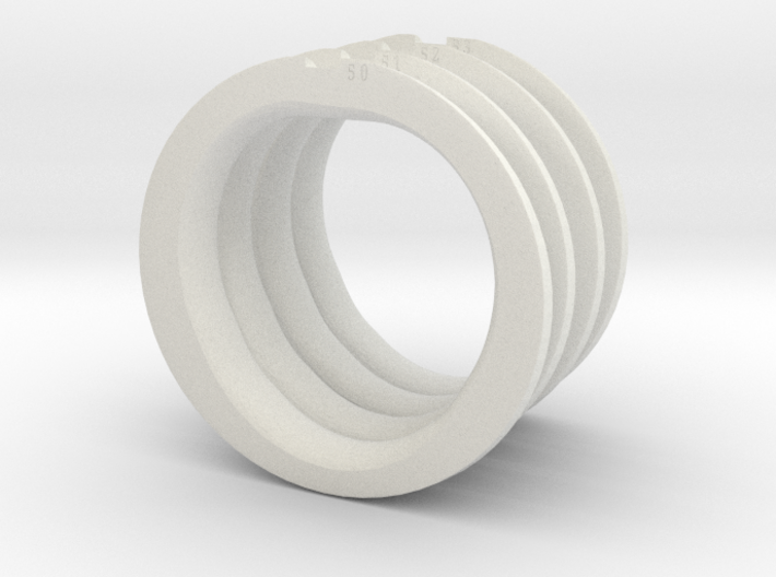 (50mm-53mm) 4 P12 Chastity retainer rings 3d printed