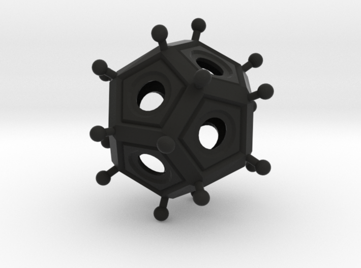 Larger Roman Dodecahedron 3d printed