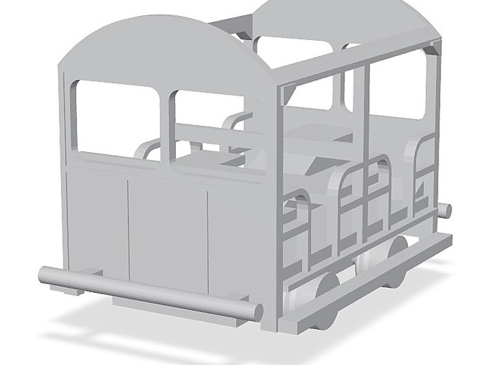 1/120 TT Scale Wickham Trolley 3d printed