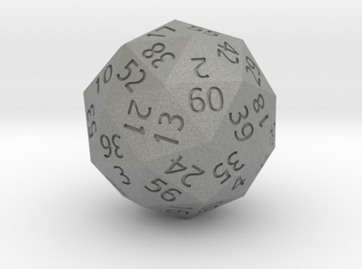 d60 Pentakis Dodecahedron 3d printed