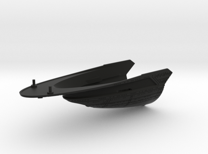 1/1400 Excelsior II Class Secondary Hull Front 3d printed