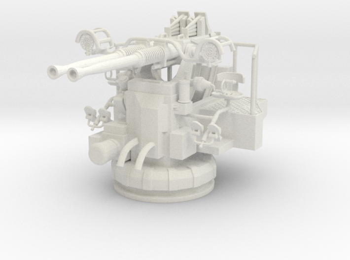 1/24 40mm Bofors Twin Mount 3d printed