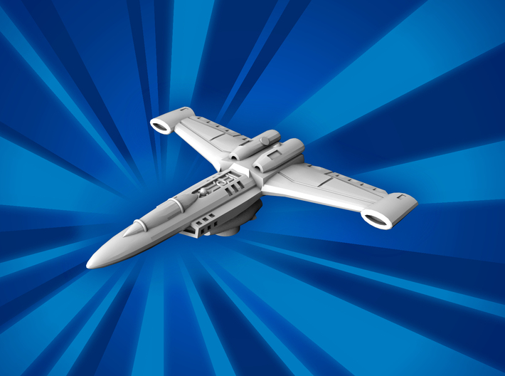 (MMch) Planetary Defender Starfighter 3d printed