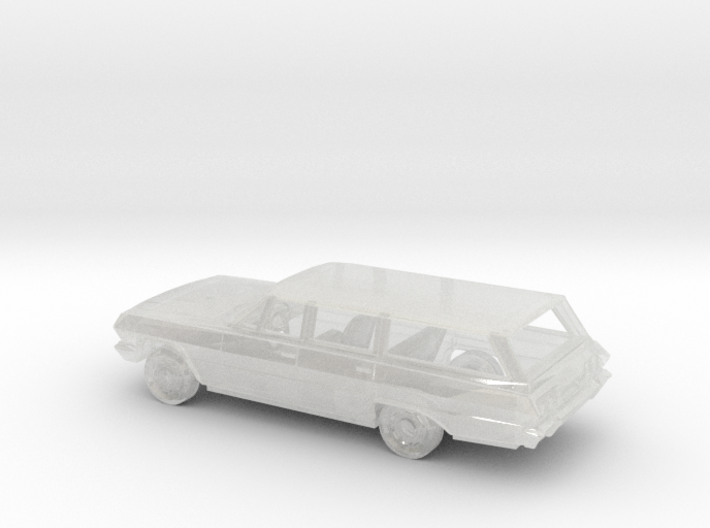 1/64 1963 Chevrolet Impala Station Wagon Kit 3d printed