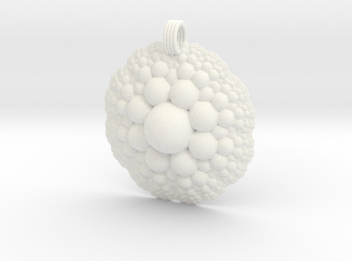 Sphere Fractal Pendant 3d printed