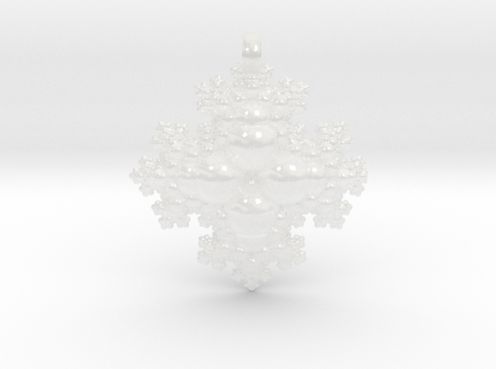 Fractal Pendant 3d printed