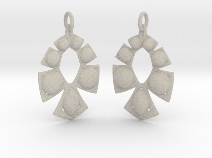 1054 Earrings 3d printed