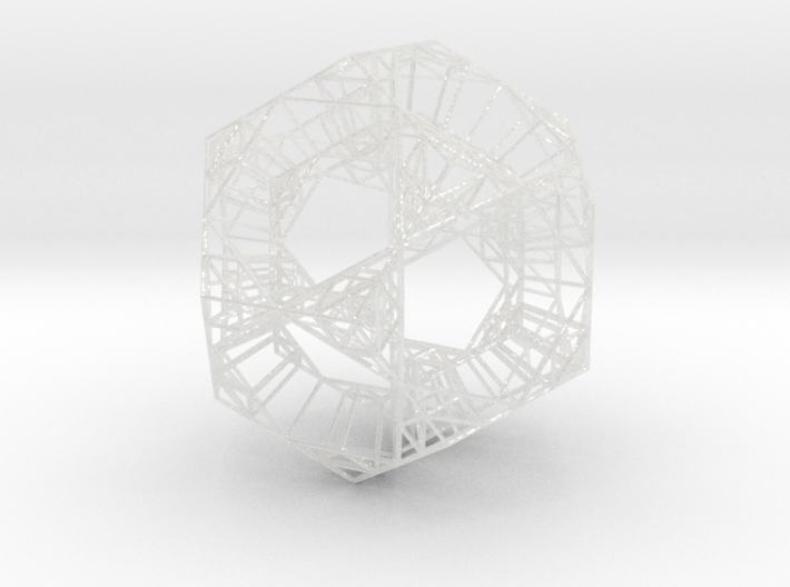 Sierpinski Dodecahedral Prism 3d printed