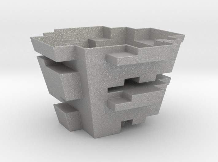 A Blocky Planter 3d printed