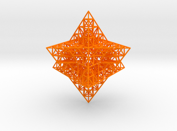 Sierpinski Merkaba Prism 3d printed