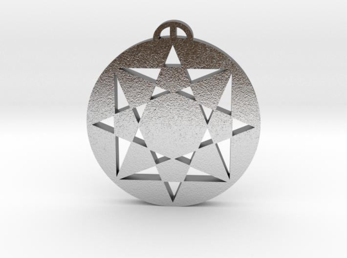 Rollright Stones Oxfordshire Crop Circle Pendant 3d printed