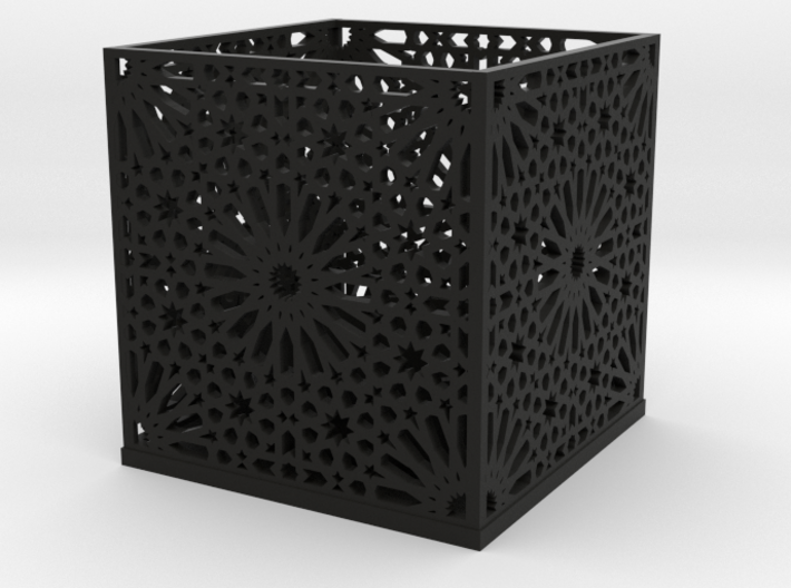 Arabic Pattern Candle Holder 3d printed