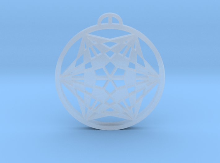 Dodworth South Yorkshire Crop Circle Pendant 3d printed