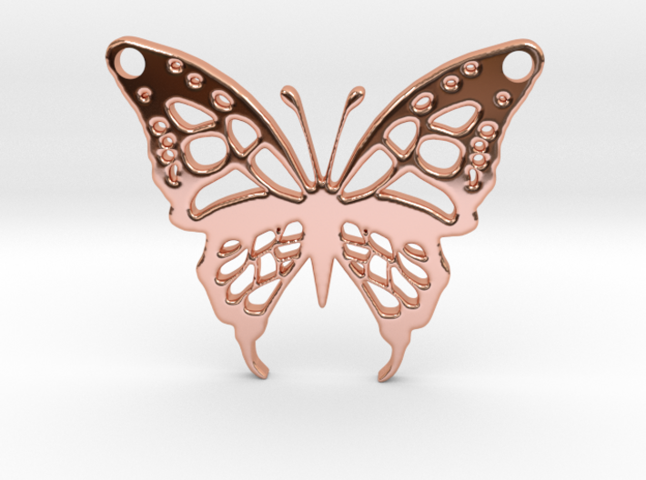 Butterfly pendant 3d printed