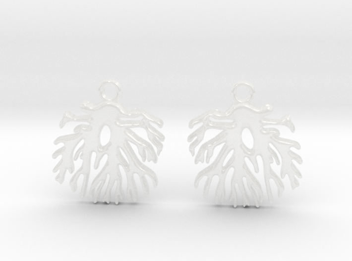 Coral_earrings 3d printed