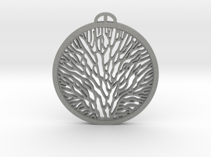 organic pendant 3d printed