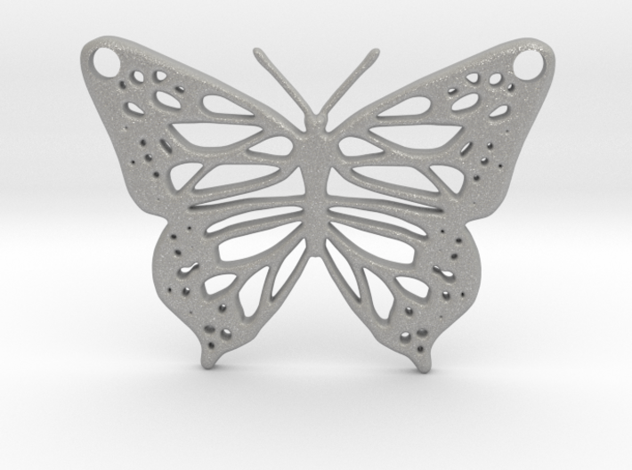 butterfly pendant 3d printed