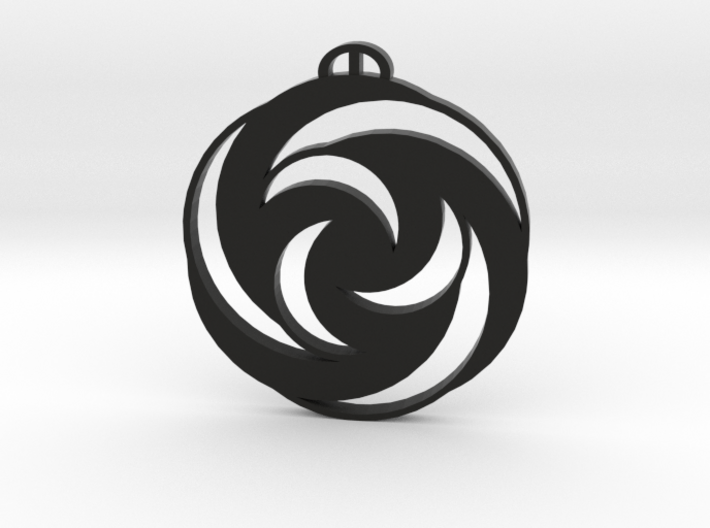 Up Sombourne Hampshire Crop Circle Pendant 3d printed