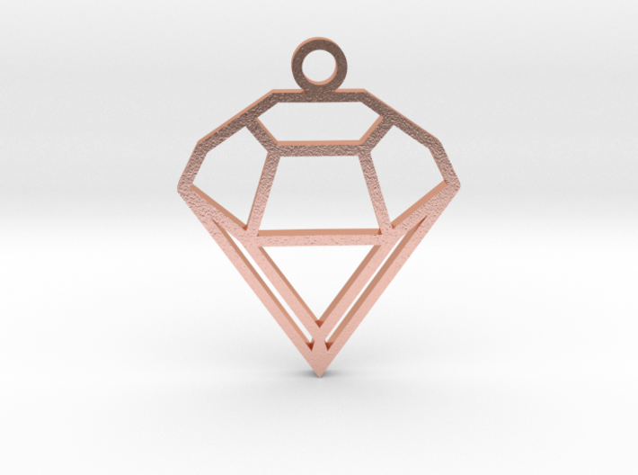 Diamond_Pendant 3d printed