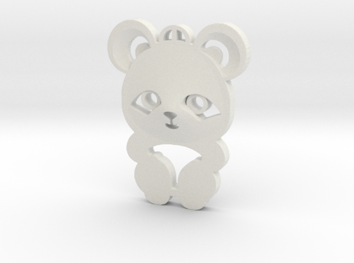 baby panda pendant 3d printed