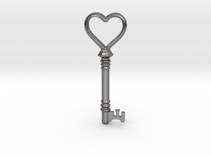 heart key 3d printed
