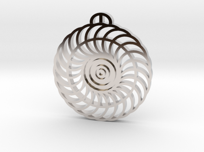 Rudstone Kent Crop Circle Pendant 3d printed