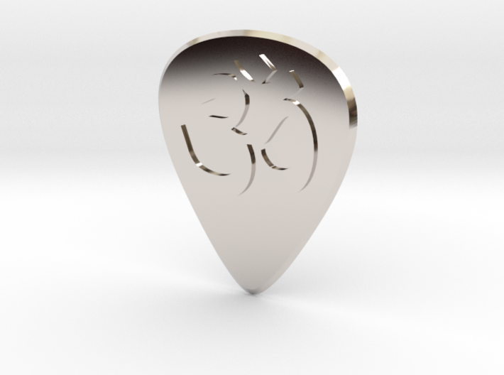 guitar pick_Om 3d printed