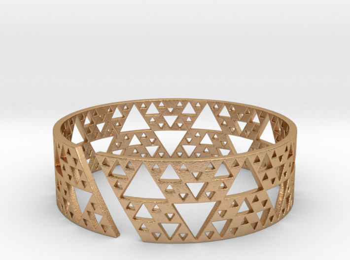 Sierpinski Bracelet 3d printed