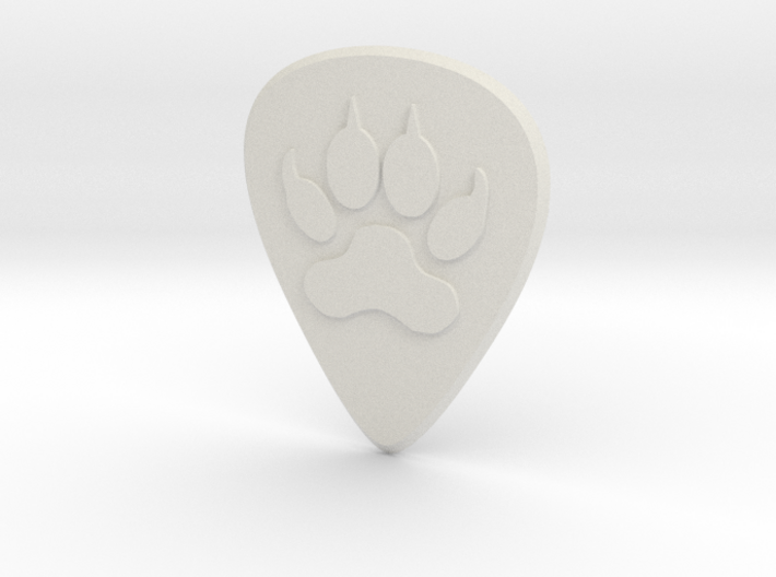 guitar pick_Dog Paw 3d printed