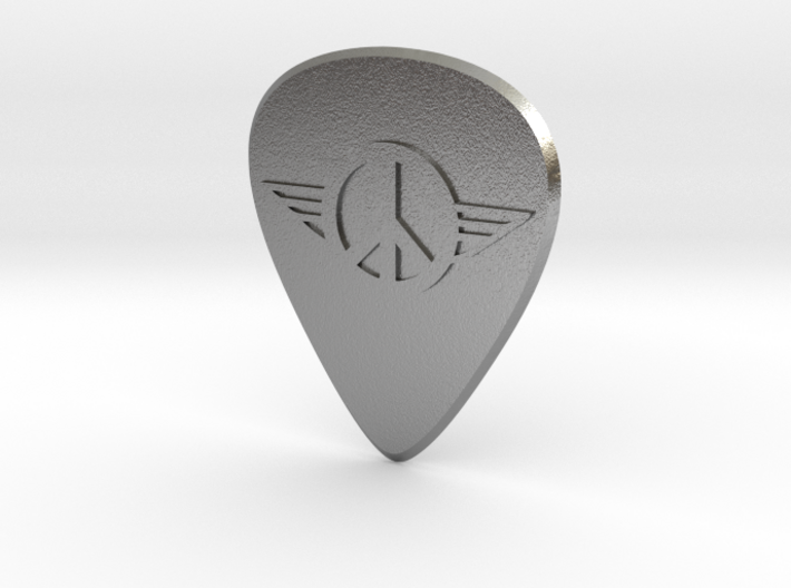 guitar pick_Wings of peace 3d printed