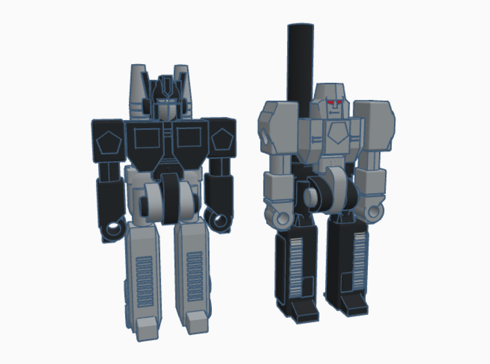 Nemesis Minor and Nucleon RoGunners 3d printed Nemesis Minor and Nucleon