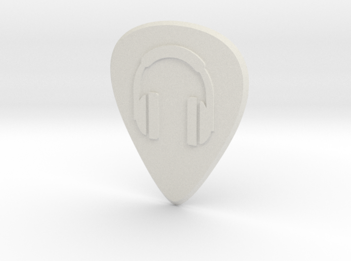 guitar pick_headphones 3d printed