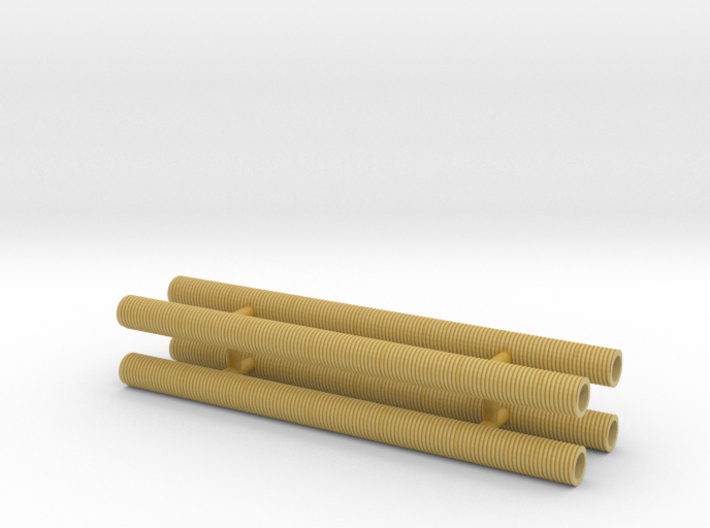 1/64th 10 inch x 12 foot long Culvert pipes 3d printed