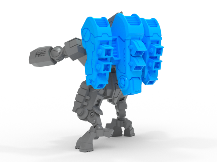 Standard Mech Triple Thrusters - Traitor Style 3d printed 