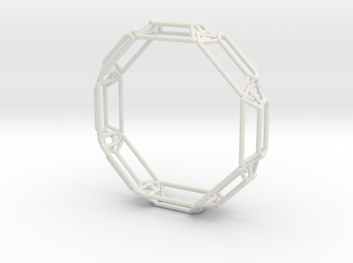 Interconnected Stones Bangle 3d printed
