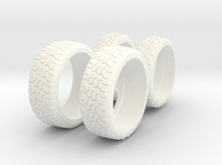 Earthrise Prowl Tires (No Wheels) 3d printed