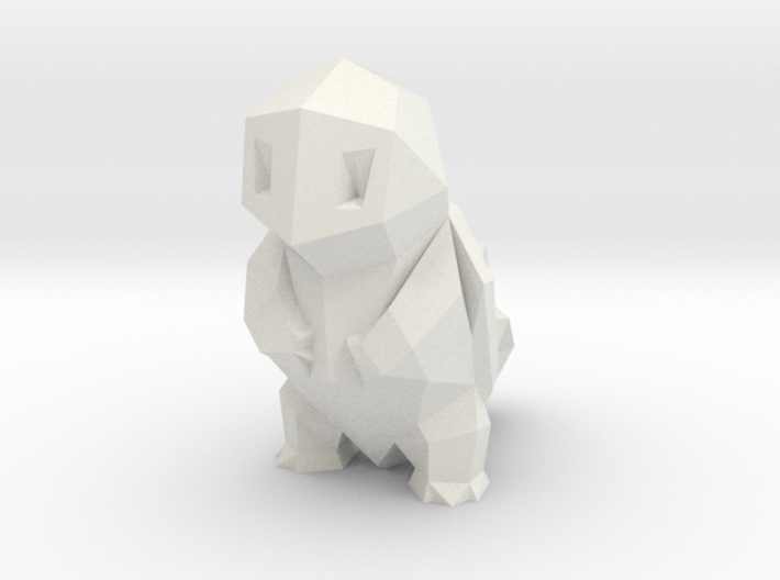 Low-Poly Squirtle 3d printed