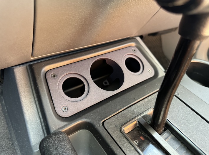 XJ Cubby Cover - Variant D 3d printed Alternative version - shown for reference only