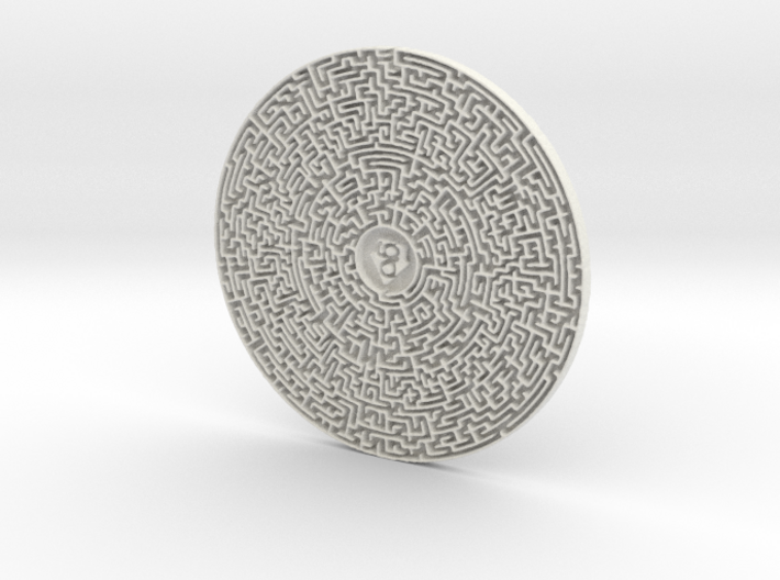 Circular Maze 3d printed