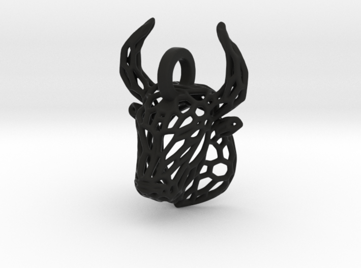 Bull Pendant 3d printed