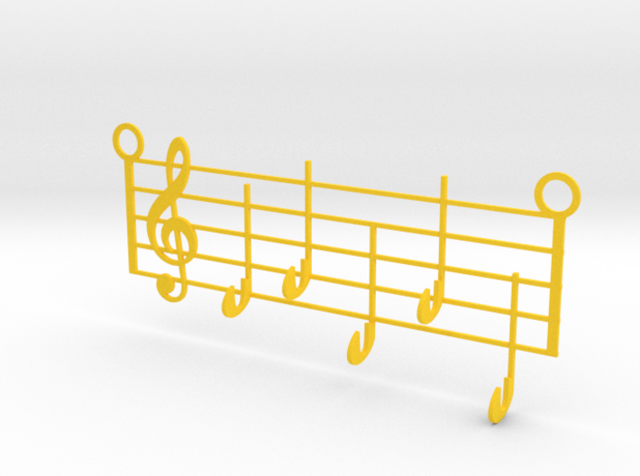 Music Key Hanger 3d printed