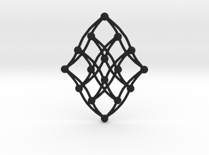 Hasse D. Pendant 3d printed