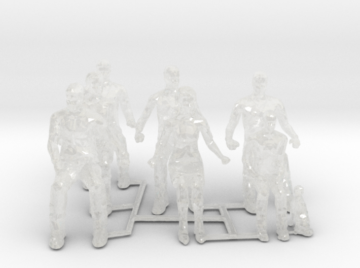 Land of the Giants - Seated Figures - 1:64 3d printed