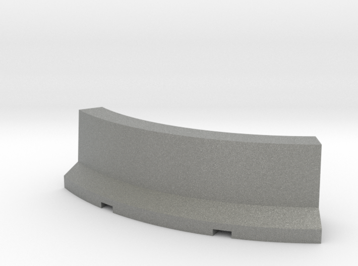 Jersey Barrier Curved 1/64 3d printed