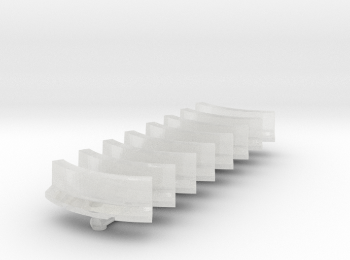 Jersey Barrier Curved (x8) 1/285 3d printed