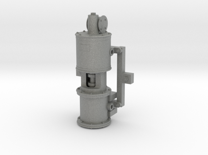 HO 9.5&quot; Westinghouse Air Single Phase Compressor 3d printed