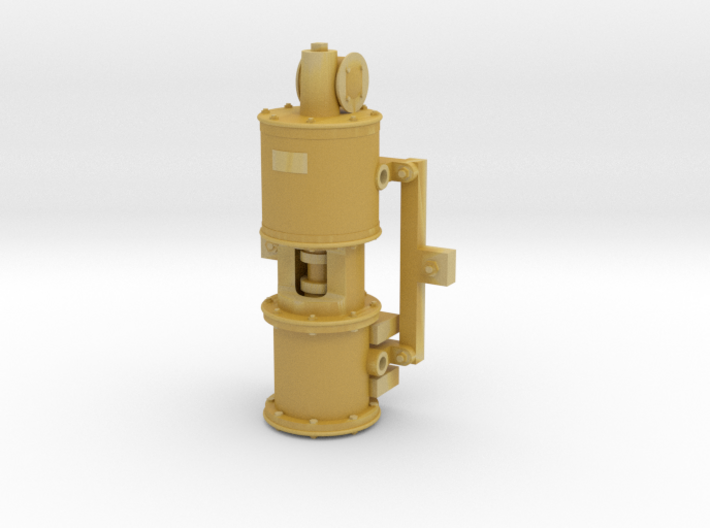 HO 11&quot; Westinghouse Air Single Phase AirCompressor 3d printed