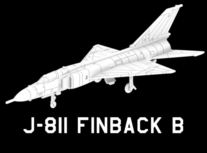 J-8II Finback B (Clean) 3d printed
