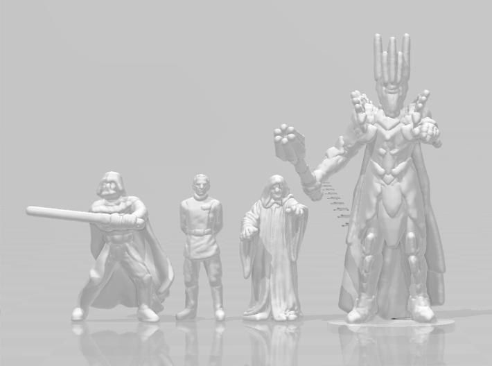 SW Empire High Command Characters 15mm set models 3d printed 