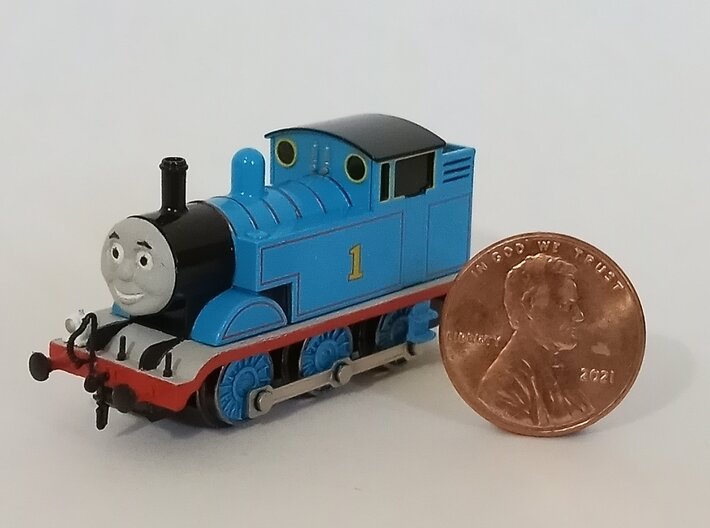 S1 Style N Scale Thomas Running Plate 3d printed 